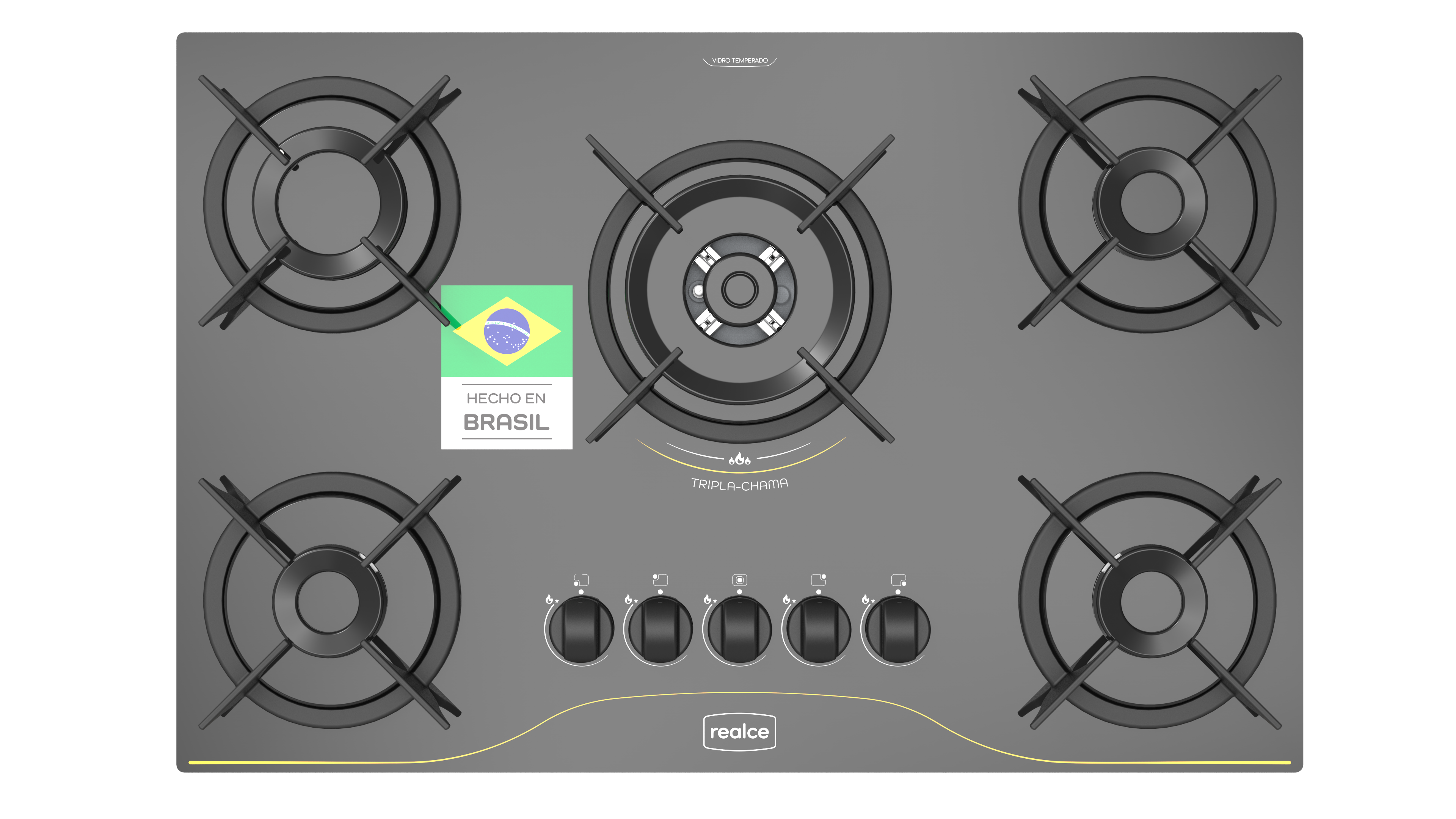 Cocina Encimera Realce Atalanta 5H PHF
