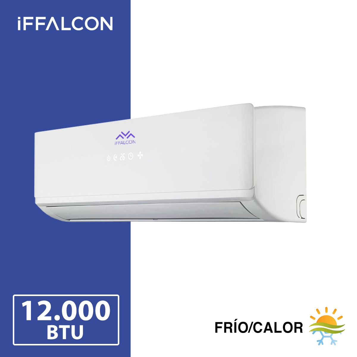 Aire Acondicionado iFFALCON de 12.000 BTU (frío/calor)