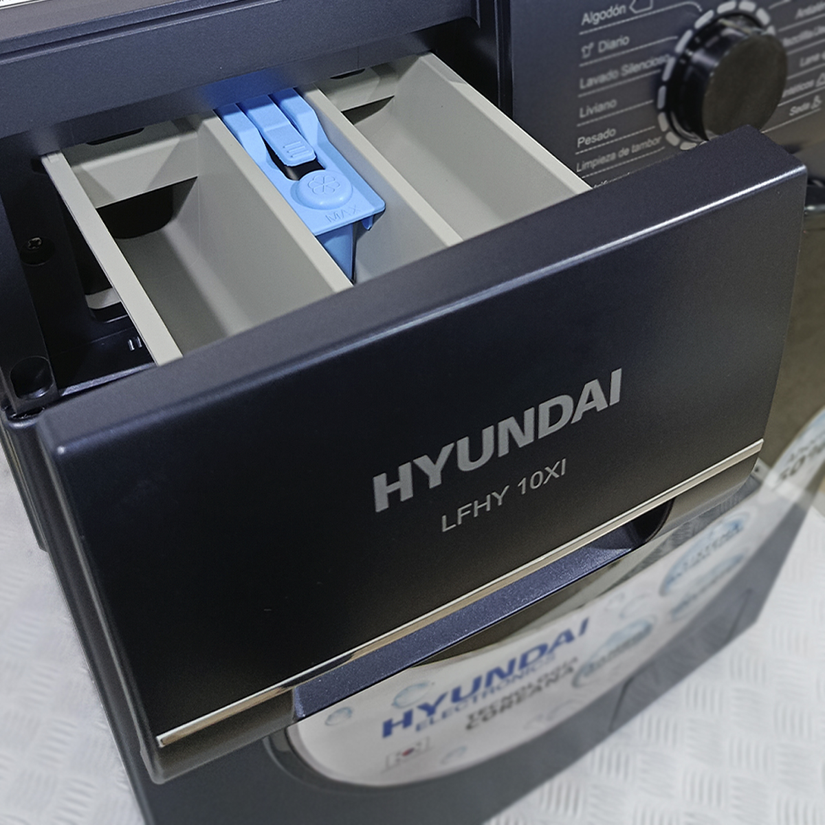 LAVADORA HYUNDAI DE 10 KG INVERTER